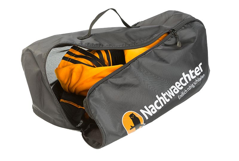 Abbildung der geöffneten Nachtwaechter Tasche